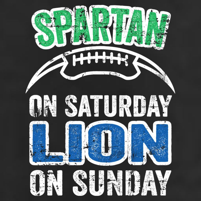 Spartan On Saturday Lion On Sunday Detroit Won Adult Drive Performance Visor