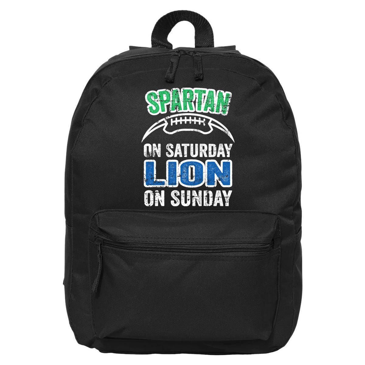 Spartan On Saturday Lion On Sunday Detroit Won 16 in Basic Backpack