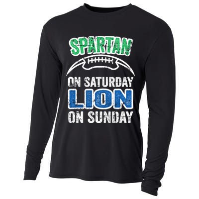 Spartan On Saturday Lion On Sunday Detroit Won Cooling Performance Long Sleeve Crew