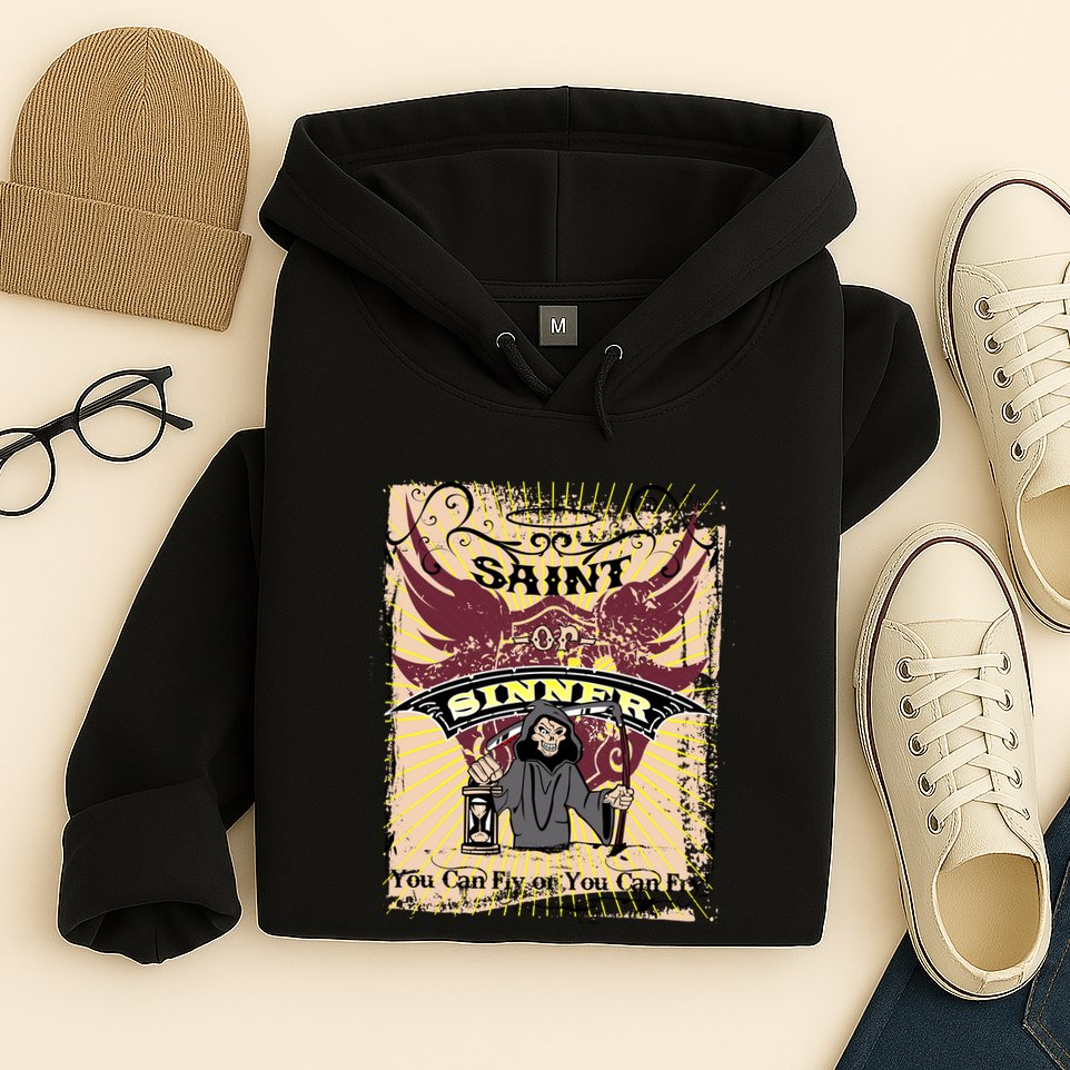 Saint Or Sinner You Can Fly Or You Can Fry! Hoodie