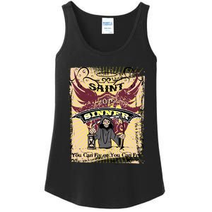 Saint Or Sinner You Can Fly Or You Can Fry! Ladies Essential Tank