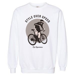 Style Over Speed Garment-Dyed Sweatshirt