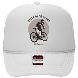 Style Over Speed High Crown Mesh Back Trucker Hat