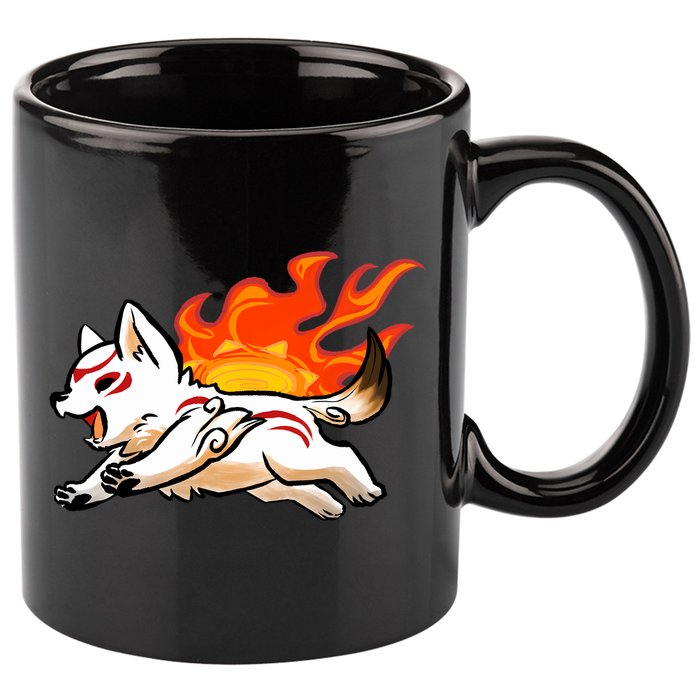 Summer Okami 11oz C Handle Ceramic Mug