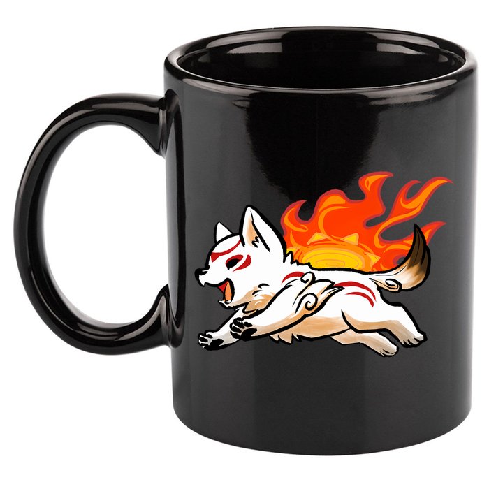 Summer Okami 11oz C Handle Ceramic Mug