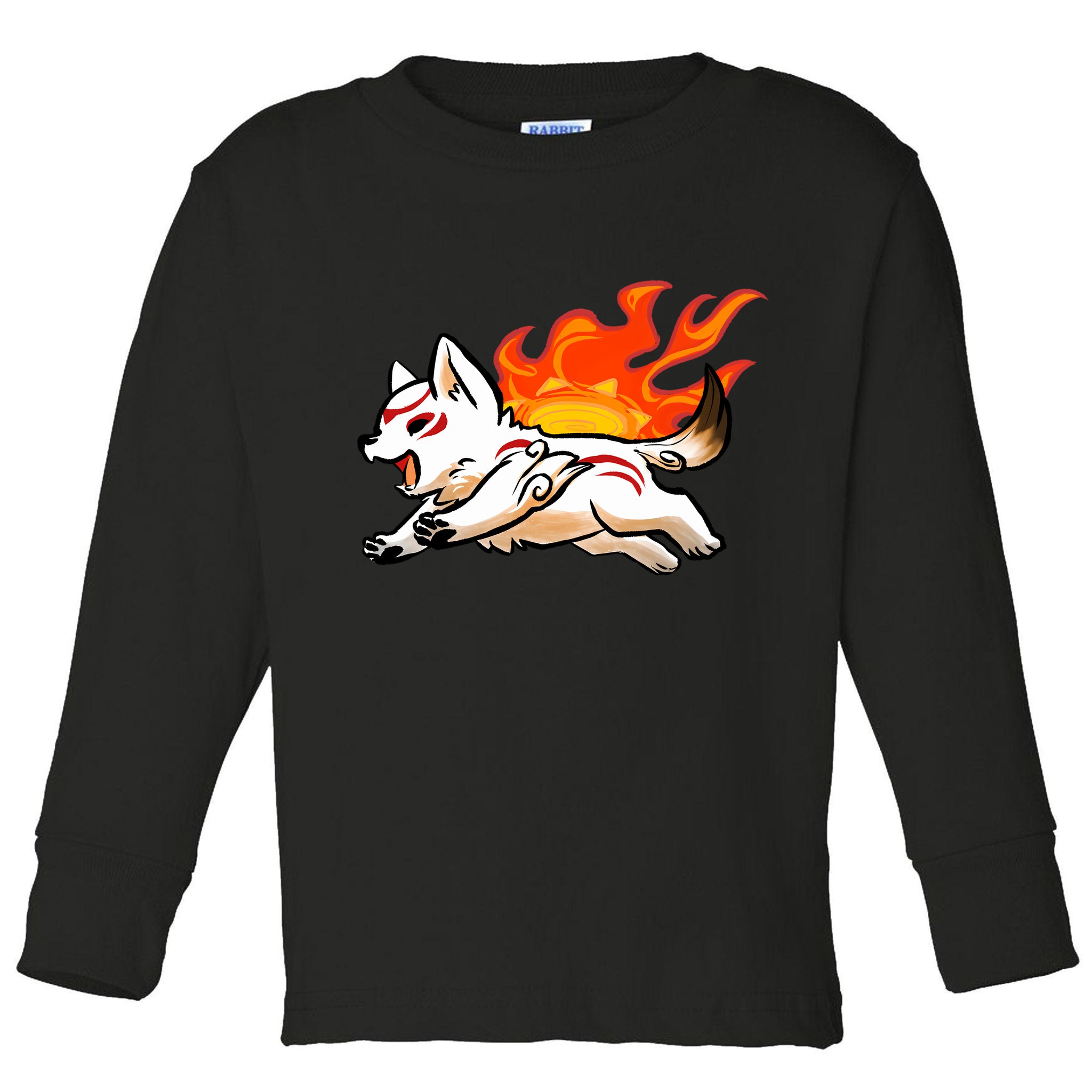 Summer Okami Toddler Long Sleeve Shirt