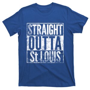 Straight Outta St Louis Missouri Distressed Effect Great Gift T-Shirt