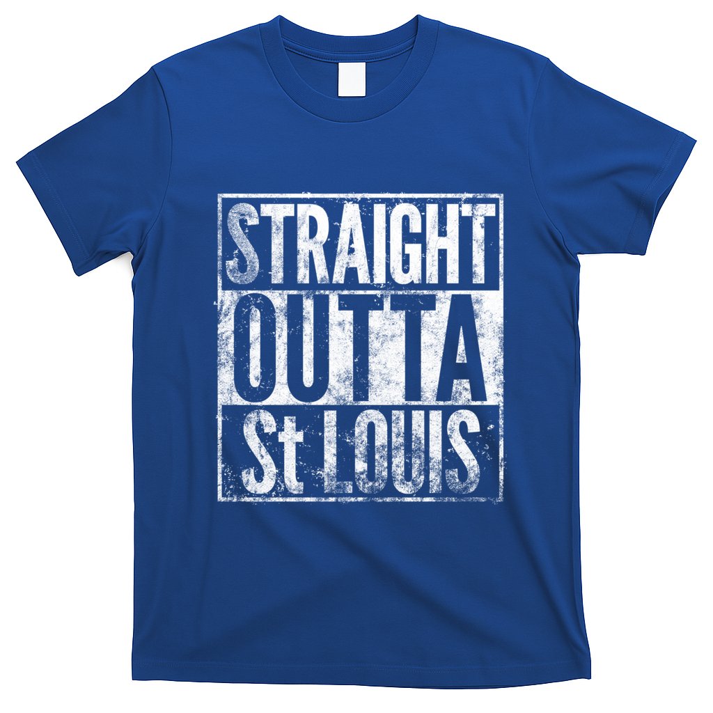 Straight Outta St Louis Missouri Distressed Effect Great Gift T-Shirt