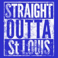 Straight Outta St Louis Missouri Distressed Effect Great Gift T-Shirt