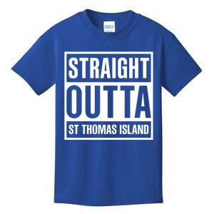 Straight Outta St Thomas Usvi Holiday Matching Meaningful Gift Kids T-Shirt