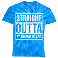 Straight Outta St Thomas Usvi Holiday Matching Meaningful Gift Kids Tie-Dye T-Shirt