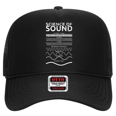 Science Of Sound Synthesizer Soundwave High Crown Mesh Back Trucker Hat