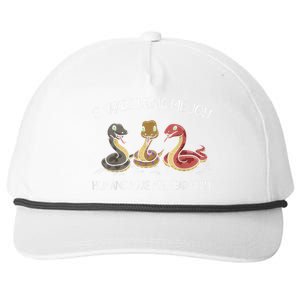 Snake Owner Snake Collector Snake Whisperer Serpent Snapback Five-Panel Rope Hat