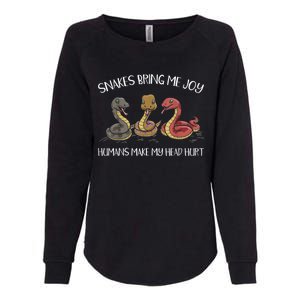 Snake Owner Snake Collector Snake Whisperer Serpent Womens California Wash Sweatshirt