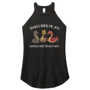 Snake Owner Snake Collector Snake Whisperer Serpent Women's Perfect Tri Rocker Tank