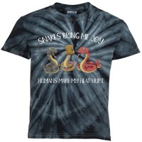 Snake Owner Snake Collector Snake Whisperer Serpent Kids Tie-Dye T-Shirt