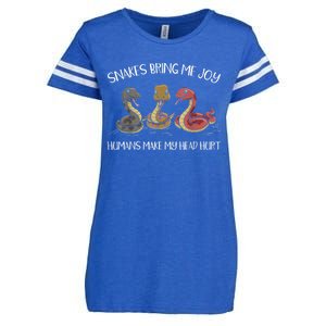 Snake Owner Snake Collector Snake Whisperer Serpent Enza Ladies Jersey Football T-Shirt