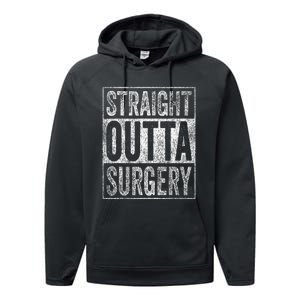 Straight Outta Surgery Performance Fleece Hoodie