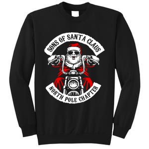 Sons Of Santa Biker Motorcycle Christmas Sweatshirt