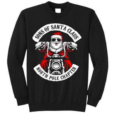 Sons Of Santa Biker Motorcycle Christmas Sweatshirt