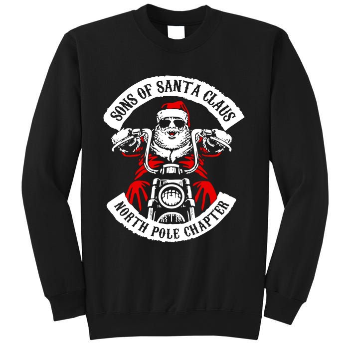 Sons Of Santa Biker Motorcycle Christmas Sweatshirt