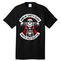 Sons Of Santa Biker Motorcycle Christmas Tall T-Shirt