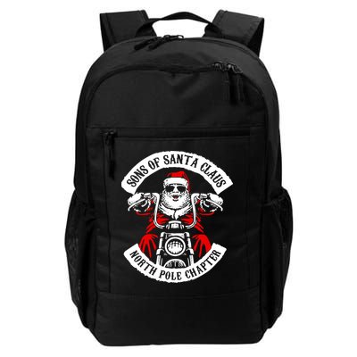 Sons Of Santa Biker Motorcycle Christmas Backpack