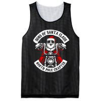 Sons Of Santa Biker Motorcycle Christmas Mesh Reversible Basketball Jersey Tank