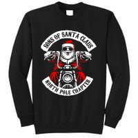 Sons Of Santa Biker Motorcycle Christmas Tall Sweatshirt