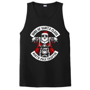 Sons Of Santa Biker Motorcycle Christmas PosiCharge Competitor Tank