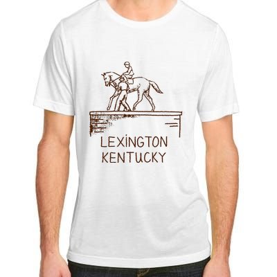 Statue Of Secretariat Lexington Kentucky Adult ChromaSoft Performance T-Shirt