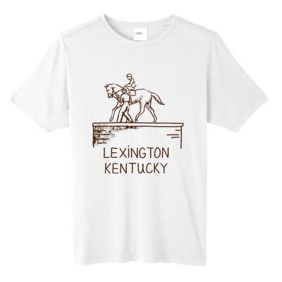 Statue Of Secretariat Lexington Kentucky Tall Fusion ChromaSoft Performance T-Shirt