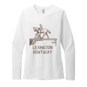 Statue Of Secretariat Lexington Kentucky Womens CVC Long Sleeve Shirt