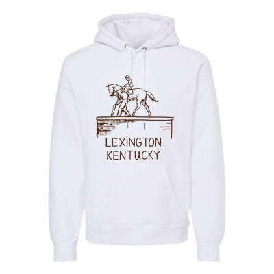 Statue Of Secretariat Lexington Kentucky Premium Hoodie