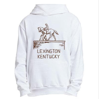 Statue Of Secretariat Lexington Kentucky Urban Pullover Hoodie