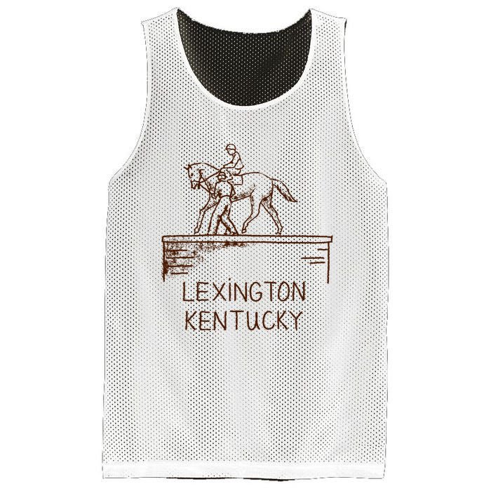 Statue Of Secretariat Lexington Kentucky Mesh Reversible Basketball Jersey Tank