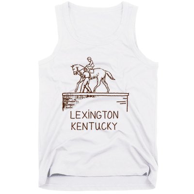 Statue Of Secretariat Lexington Kentucky Tank Top