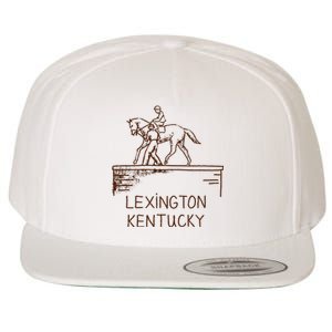 Statue Of Secretariat Lexington Kentucky Wool Snapback Cap