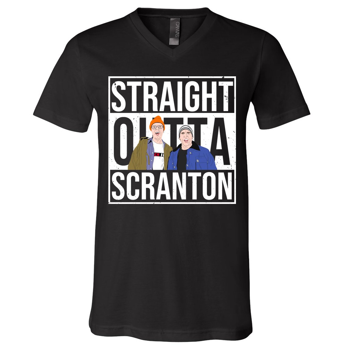 Straight Outta Scranton V-Neck T-Shirt