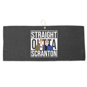 Straight Outta Scranton Large Microfiber Waffle Golf Towel