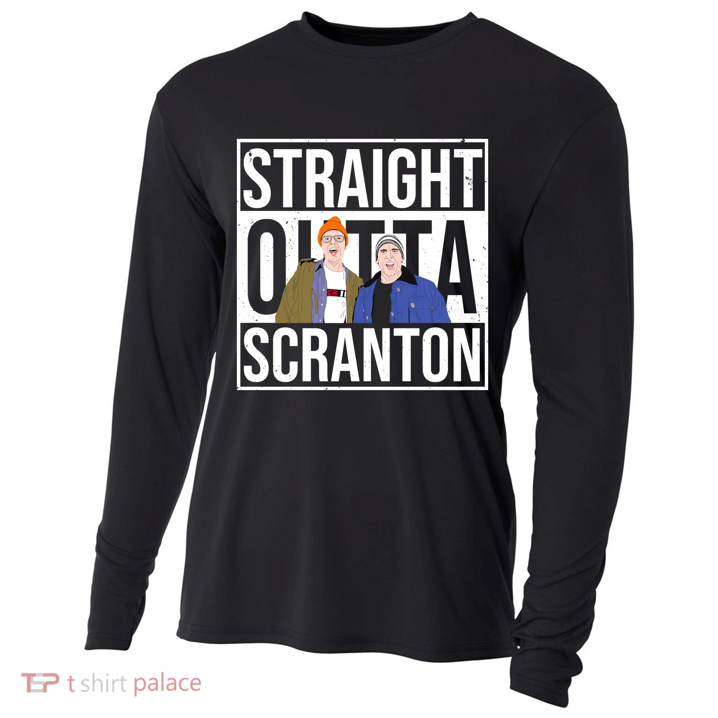 Straight Outta Scranton Cooling Performance Long Sleeve Crew