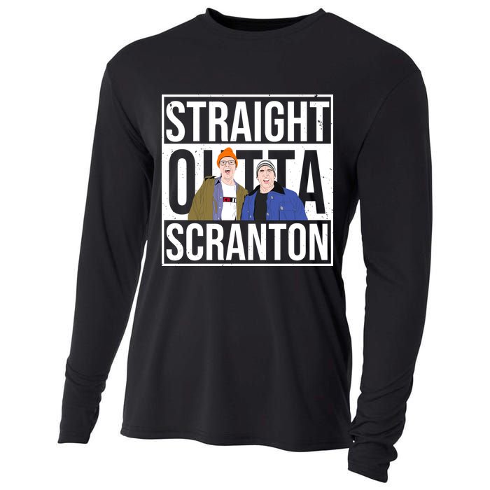 Straight Outta Scranton Cooling Performance Long Sleeve Crew