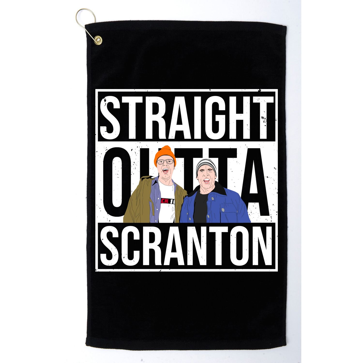 Straight Outta Scranton Golf Towel