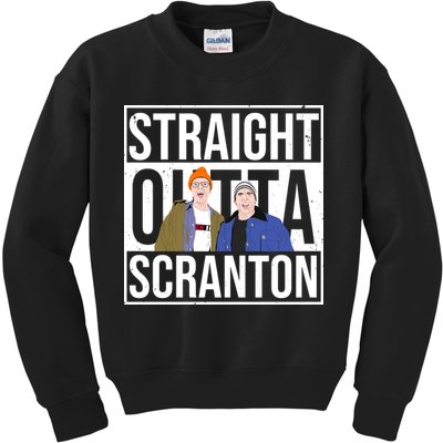 Straight Outta Scranton Kids Sweatshirt