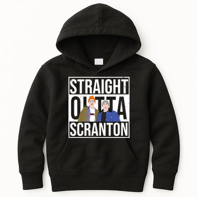 Straight Outta Scranton Kids Hoodie
