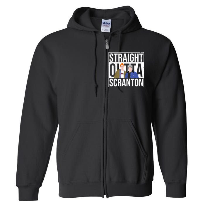 Straight Outta Scranton Full Zip Hoodie