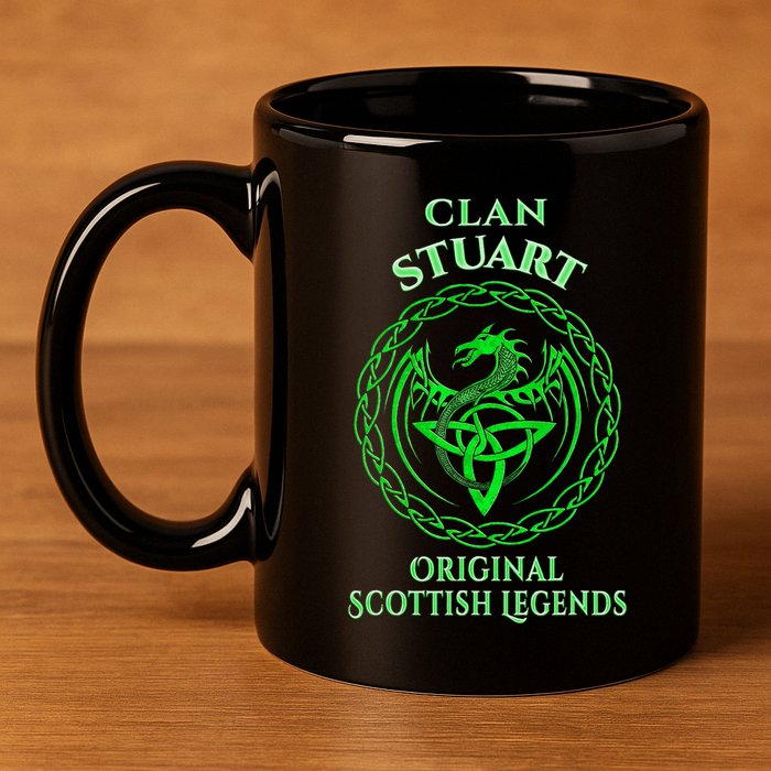 Stuart Original Scottish Legends Stuart Family 11oz C Handle Ceramic Mug