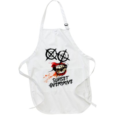 Sunset Overdrive Smile Funny Full-Length Apron With Pockets