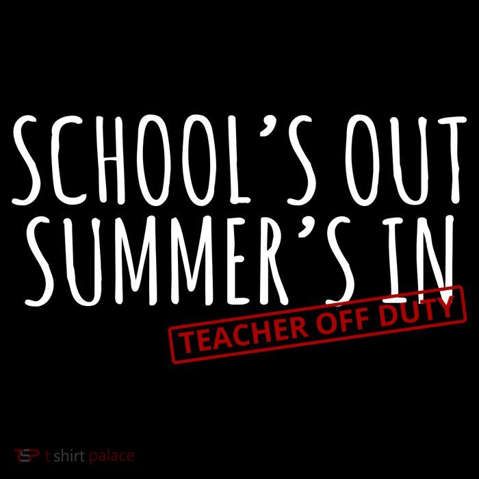 Schools Out Summers In Teacher Off Duty Flexfit Unipanel Trucker Cap