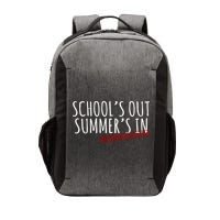 Schools Out Summers In Teacher Off Duty Vector Backpack